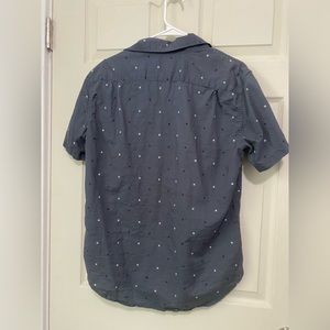 Mens Medium Dark Grey Casual Button Down Merona (Target)